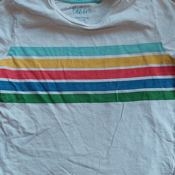 Mini Boden stripey tee 11-12 years - Picture 7 of 16